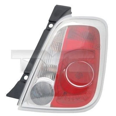 Billede af TYC 11 11283 01 2 Baglygter højre grå uden lampeholder FIAT: 500 Hatchback