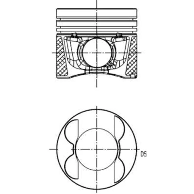 Billede af KOLBENSCHMIDT 40776610 Motor Stempel 83,25 MERCEDES BENZ: Sprinter 5 T Ladvogn/Chassis