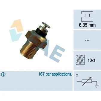 Billede af EPS 1.830.073 Olietemperatur Føler M10x1 Made in Italy OE Equivalent VOLVO: 740 Stationcar, VOLKSWAGEN: Polo II Hatchback