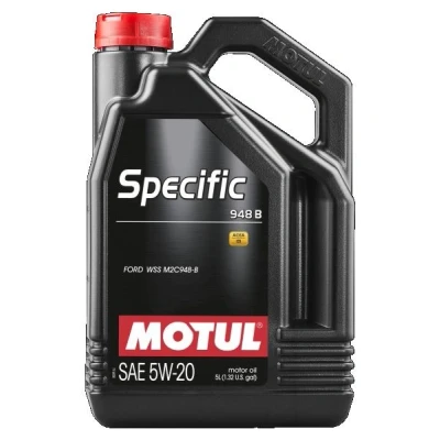 Billede af Motul Specific 948B 5W 20 5l Motorolie 106352 FORD: FIESTA 6, S Max Mk1, FOCUS 3 Turnier, KIA: RIO 3, cee‘d I Stationcar, Picanto II, TOYOTA: Aygo