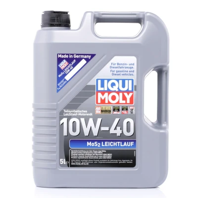 Billede af Liqui Moly МoS2 Leichtlauf 10W 40 5l Motorolie 2184 MERCEDES BENZ: Sprinter 4 T Ladvogn/Chassis, PORSCHE: Boxster, OPEL: Kadett C Coupe