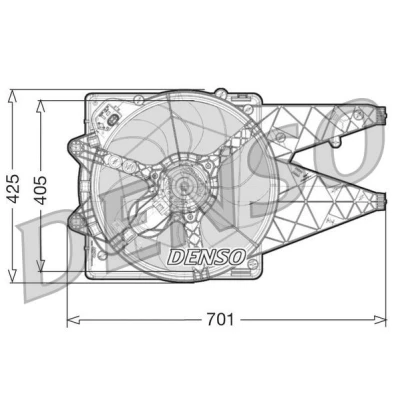 Billede af DENSO DER09100 Køleventilator