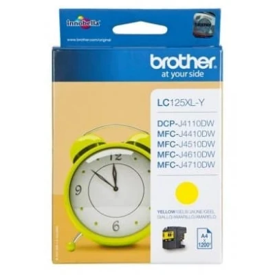 Billede af Brother LC 125XL Yellow Original Blækpatron