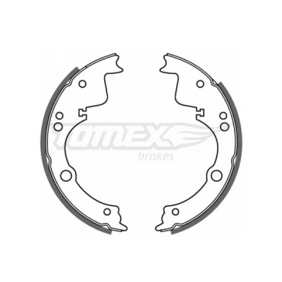 Billede af TOMEX brakes TX 21 40 Bremsebakker bagaksel 254 89 IVECO: DAILY 2 Kasten/Kombi, Pritsche/Fahrgestell