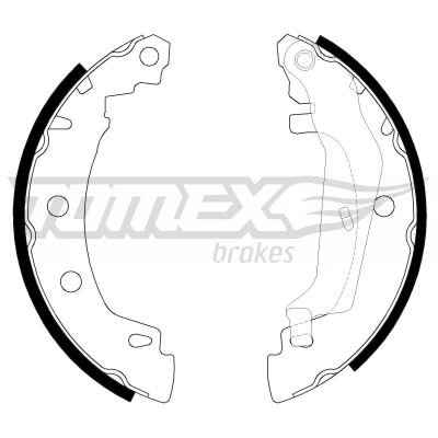 Billede af TOMEX brakes TX 20 43 Bremsebakker bagaksel 203 39 RENAULT: MEGANE 1 Cabriolet