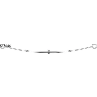 Billede af CS Germany 10.565.044.00 Bladfjeder bagaksel FORD: Transit Mk6 Bus