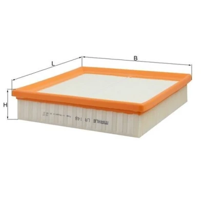 Billede af MAHLE ORIGINAL LA 148 Kabinefilter Partikelfilter 210,0 210 46,5 VOLVO: FM 12