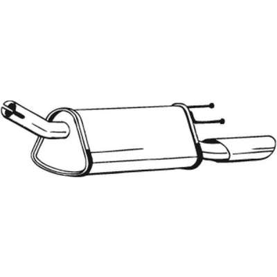 Billede af BOSAL 185 371 Lydpotte OPEL: Corsa B Hatchback
