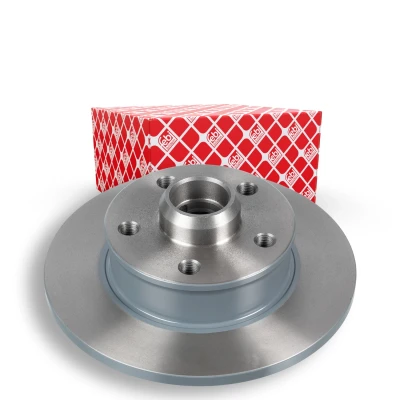 Billede af FEBI BILSTEIN 11394 Bremseskiver bagaksel 226 10 5 100 fuldstændigt coatet VOLKSWAGEN: GOLF 3, Corrado, Vento