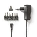 Billede af Universal AC Power Adapter Euro / Type C (CEE 7/16) 7.2 W 3 VDC 4.5 5 6 7.5 9 12 Udgangstype: 2.5 mm Jack Stik 3.5 x 1.35 5.0 2.1 5.5 1.5 1.80 m Indg