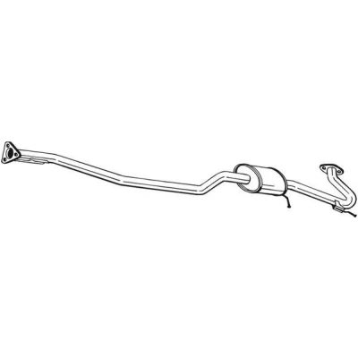 Billede af BOSAL 293 129 Midterste Lyddæmper HONDA: Accord 6 Limousine
