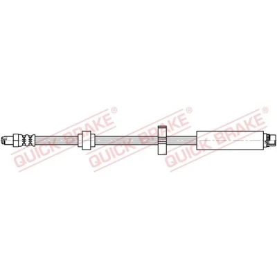 Billede af QUICK BRAKE 32.818 Bremseslange 500 M10x1 PEUGEOT: 2008 Stationcar, CITROËN: C4 II Cactus, DS3 Hatchback