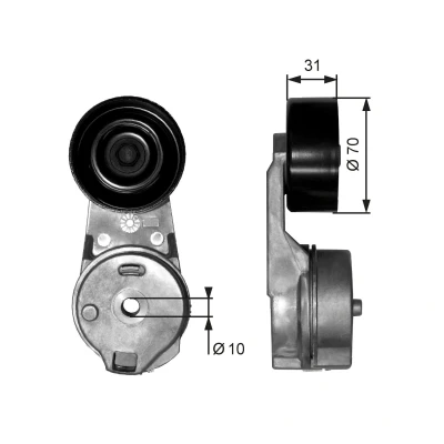 Billede af GATES FleetRunner Micro V Kit T39065 Strammehjul