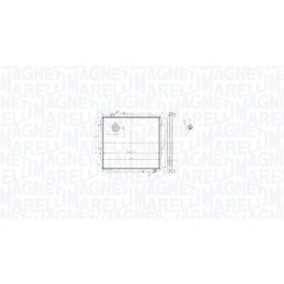 Billede af MAGNETI MARELLI 350213213900 Radiator 575 638 26 Loddet køleripper TOYOTA: Land Cruiser Prado 90