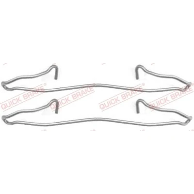 Billede af QUICK BRAKE 109 1057 Tilbehørssæt, skivebremsebelægning FORD: SCORPIO 1, Sierra Mk2 Sedan, TOYOTA: HILUX 5 Pick up