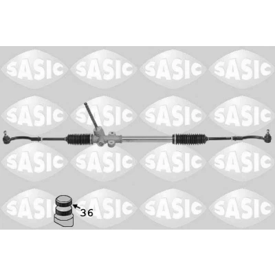 Billede af SASIC 7376033 Tandstang mekanisk med styrestang, kugleled
