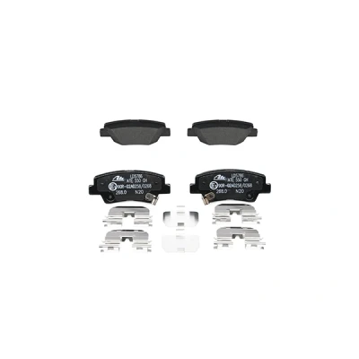Billede af ATE Ceramic 13.0470 5786.2 Bremseklodser med akustisk advarsel for slid anti knirke plade tilbehør HYUNDAI: Tucson, Sonata V, KIA: Sportage IV