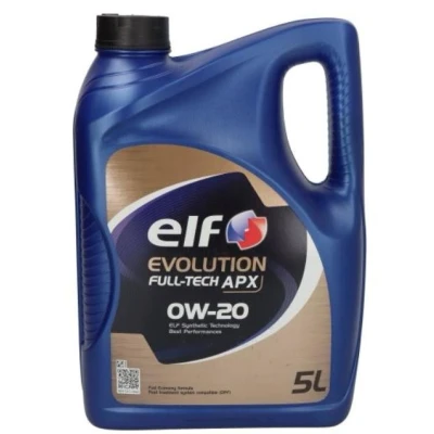 Billede af Elf Evolution Full Tech APX 0W 20 5l Motorolie 2214238 TOYOTA: Aygo, Yaris III Hatchback, Avensis Stationcar, BMW: 1 3 Touring, Sedan