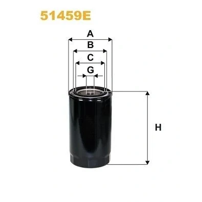 Billede af WIX FILTERS 51459E Oliefilter 3/4 16 UNF Påskruet filter VOLKSWAGEN: LT 28 35 I Van, Ladvogn / Chassis