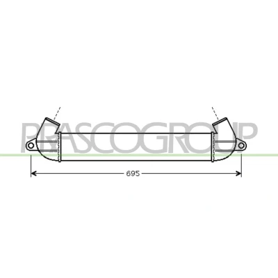 Billede af PRASCO FT908N001 Intercooler