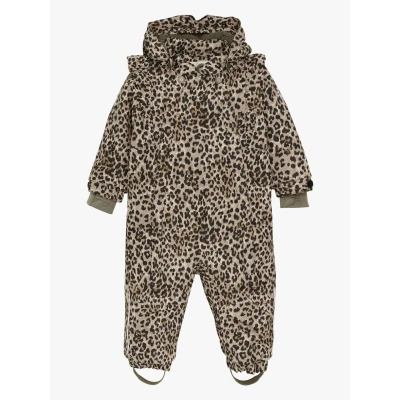 Billede af EN FANT WITH Frillong Sleeves Regndragt til børn, Størrelse: 86, Pine bark