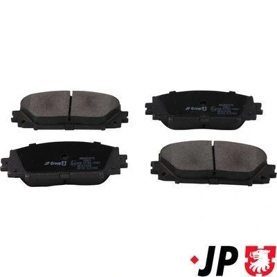 Billede af JP GROUP 4863601210 Bremseklodser foraksel Ikke forberedt til slidindikator TOYOTA: Yaris III Hatchback, II Hatchback