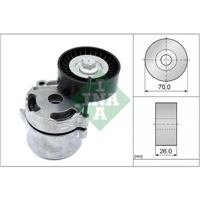 Billede af INA 534 0711 10 Remstrammer, kilerem SUBARU: Forester IV