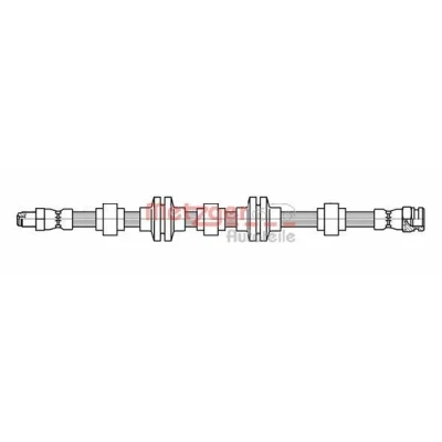 Billede af METZGER 4118438 Bremseslange 600 M10 x 1 ALFA ROMEO: 166