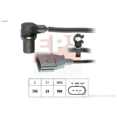 Billede af EPS 1.953.267 Impulsensor Made in Italy OE Equivalent VOLKSWAGEN: Golf 4, 4 Variant, Bora Sedan, AUDI: A4 B7 B6 B5 Avant