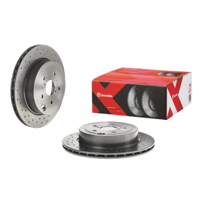 Billede af BREMBO 09.A198.1X Bremseskiver 316 20 5 perforeret/indv. ventileret coatet højkarboniseret SUBARU: Impreza III Hatchback, WRX Sedan