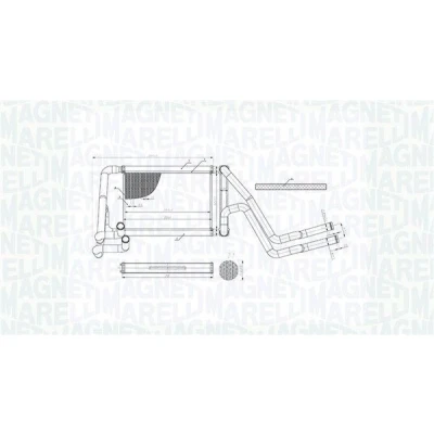 Billede af MAGNETI MARELLI 350218488000 Varmeveksler