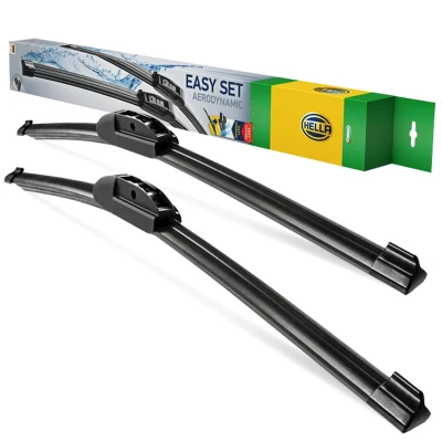 Billede af viskerblad Hella Easy Set Upgrade 9XW 358 164 271 foran Fladblad SAAB: 9 3 Sedan, 5 Stationcar, LAND ROVER: Discovery 4