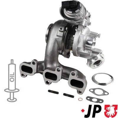 Billede af JP GROUP 1117407900 Turbolader inkl. pakningssæt SKODA: Fabia 2, VOLKSWAGEN: Polo V Hatchback, SEAT: Ibiza 4 Sportcoupe,