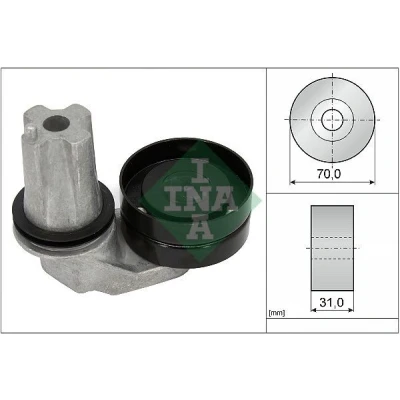 Billede af INA 534 0694 10 Remstrammer, kilerem LAND ROVER: Discovery 4, 3