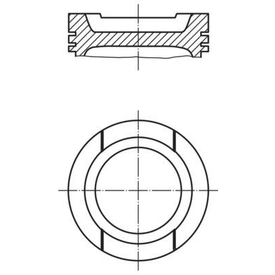 Billede af MAHLE ORIGINAL 033 01 Motor Stempel 81,26