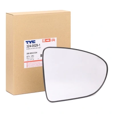 Billede af TYC 324 0029 1 Spejlglas højre NISSAN: Qashqai / Qashqai+2 I