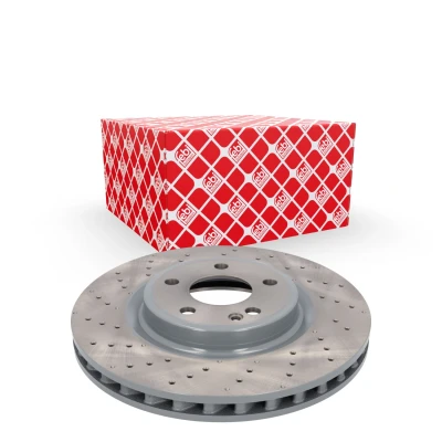 Billede af FEBI BILSTEIN 107501 Bremseskiver foraksel 320 30 5 112 perforeret/indv. ventileret coatet MERCEDES BENZ: A klasse, B CLA Coupe