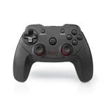 Billede af Nedis Gamepad Trådløs Batteri PC Antal knapper: 11 Kabellængde: 1.00 m Sort