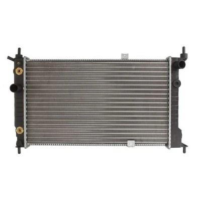 Billede af THERMOTEC D7X082TT Radiator Aluminium, plastik til køretøjer med klimaanlæg 590 359 32 automatgear Mekanisk fuget køleripper OPEL: Astra F Caravan