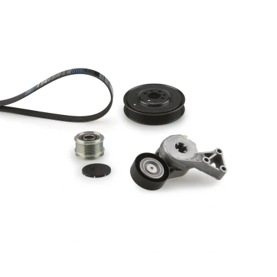 Billede af GATES K076PK1043 Kileribberem Med krumtapakselremskive, friløbsremskive ThermalPro VOLKSWAGEN: Golf 5, Passat B6 Variant, Caddy 3