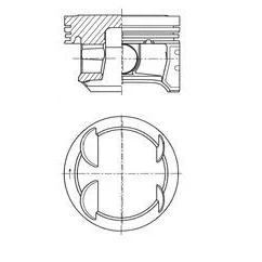 Billede af KOLBENSCHMIDT 41006600 Motor Stempel 73,4 OPEL: Corsa D Hatchback