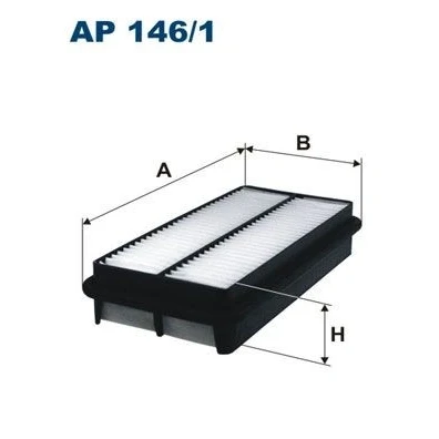 Billede af FILTRON AP 146/1 Luftfilter 60 155 308 Filterindsats TOYOTA: RAV4 II SUV, Avensis I Sedan, Verso