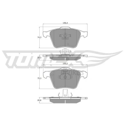 Billede af Bremseklodser TOMEX Brakes TX 14 06