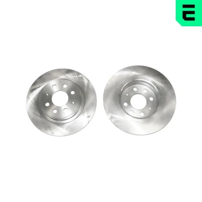 Billede af OPTIMAL BS 7662C Bremseskiver bagaksel 264 10 4/8 fuldstændigt coatet FIAT: Grande Punto Hatchback, Evo III Hatchback