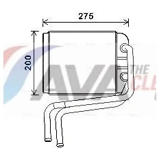 Billede af AVA COOLING SYSTEMS VN6378 Varmeveksler med rør