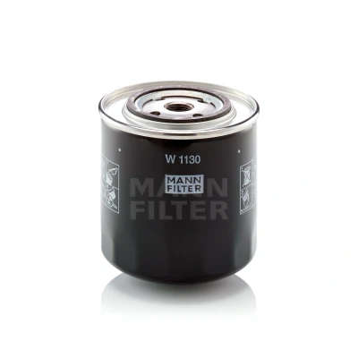 Billede af MANN filter W 1130 Oliefilter 3/4 16 UNF med en returløbs stop ventil Påskruet FIAT: Ducato I Van, Panorama, 131 Sedan