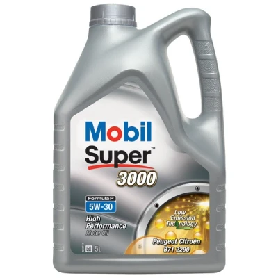 Billede af Mobil Super 3000 Formula P 0W 30 5l Motorolie 153779 PEUGEOT: 208 I Hatchback, 107 207 CITROËN: C1 I, C3 II, C4 II Cactus
