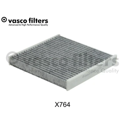 Billede af DAVID VASCO X764 Kabinefilter Aktivkulfilter 201mm 214mm 30mm FORD: Transit Mk7 Ladvogn / Chassis, Mk6 Bus