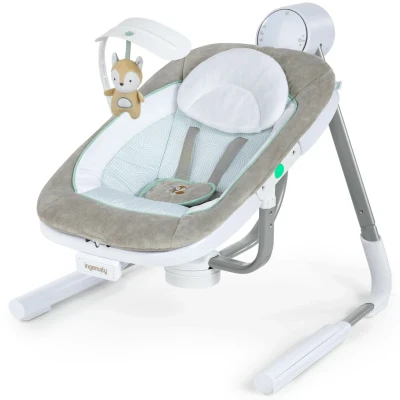 Billede af Ingenuity Baby Hængekøje Dual Direction Swing Hvid Grå