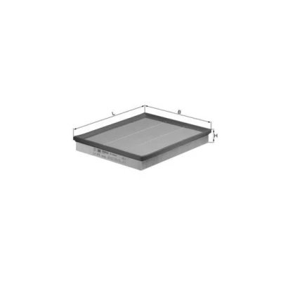 Billede af MAHLE ORIGINAL LX 876 Luftfilter 42,3 262 318,0 Filterindsats VOLKSWAGEN: Transporter 4, Golf Passat B5 Variant, TOYOTA: Auris Stationcar